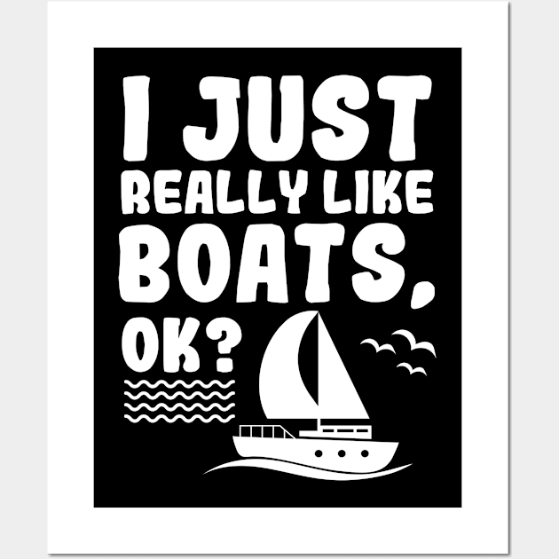 Like Boats Sailboat Sailing Ship Boats Drive Wall Art by Print-Dinner